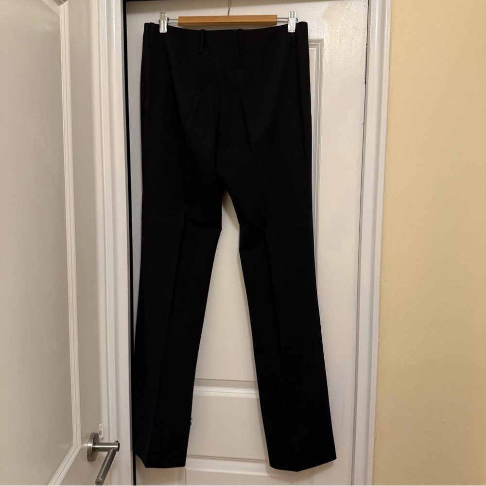 Hugo Boss Classic Black Flare Pants in wool fabric - Picture 3 of 9